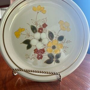 Floral Ceramic Plate